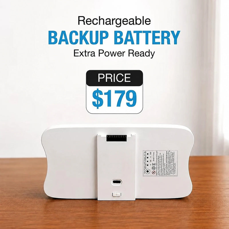 Rechargeable Battery For 1-7L/Min Portable Oxygen Concentrator | Swappable Power For Daily Use