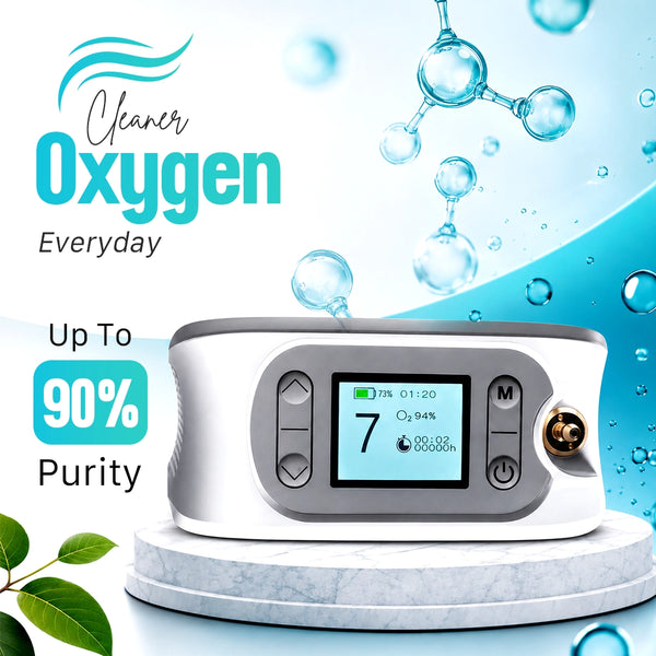 1–7L/Min Smart Portable Oxygen Concentrator | 10 Hours Battery | Adjustable Flow