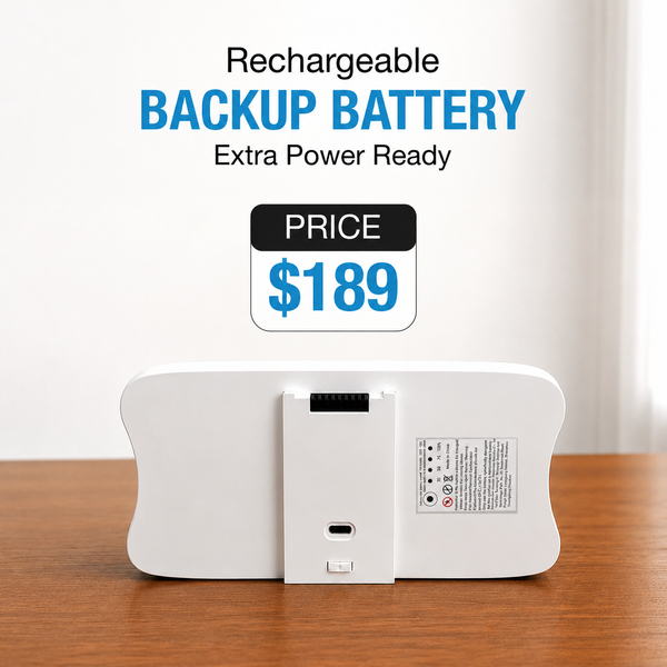 Rechargeable Battery For 1-7L/Min Portable Oxygen Concentrator | Swappable Power For Daily Use