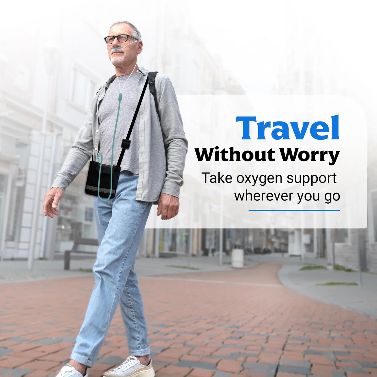 1–7L/Min Smart Portable Oxygen Concentrator | 10 Hours Battery | Adjustable Flow
