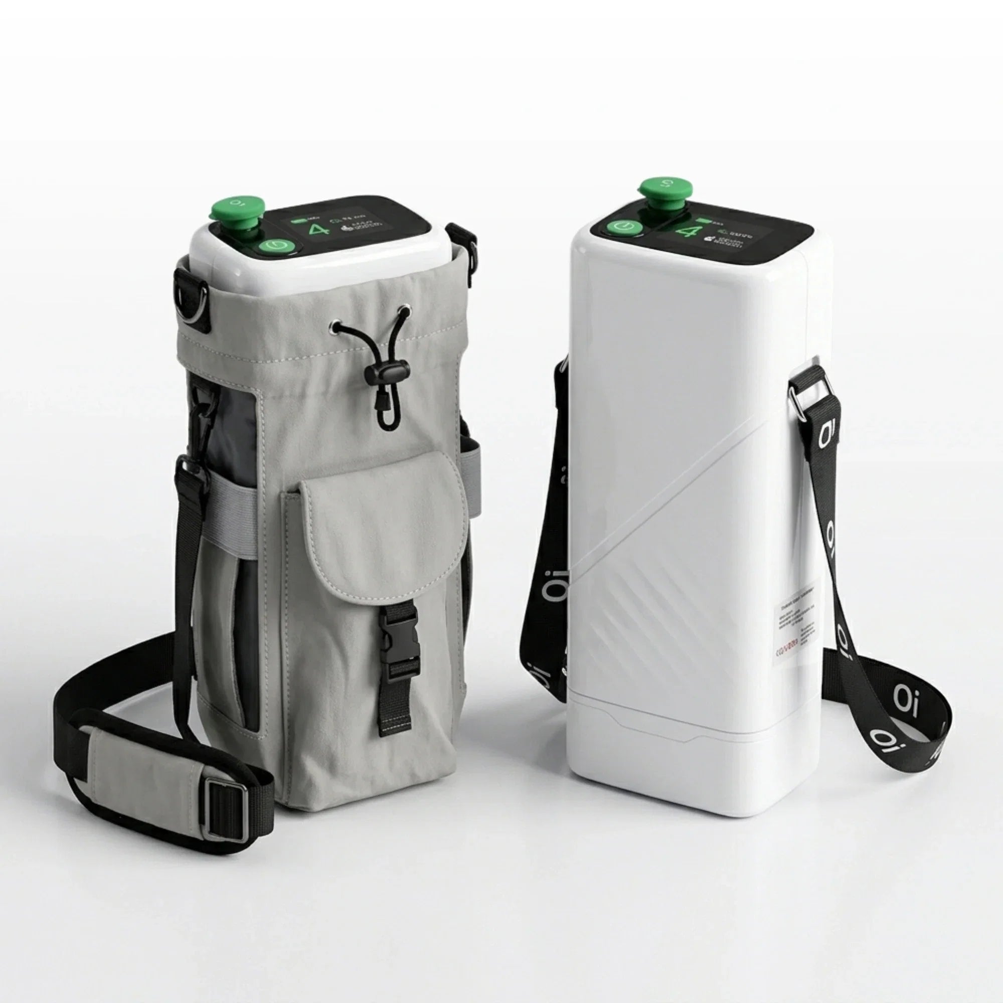 Rechargeable 1-5L Portable Oxygen Concentrator | 95% Oxygen Purity | 6400mAh Li-ion Battery | Free Shipping