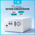 1–3L/Min Portable Oxygen Concentrator | 1.1lb Lightweight Design | Free Carry Bag