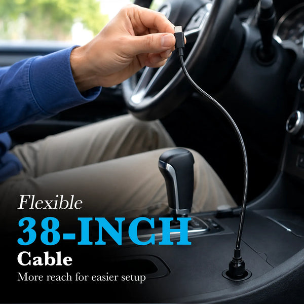 Car Charging Cable for 1-7L/Min Portable Oxygen Concentrator