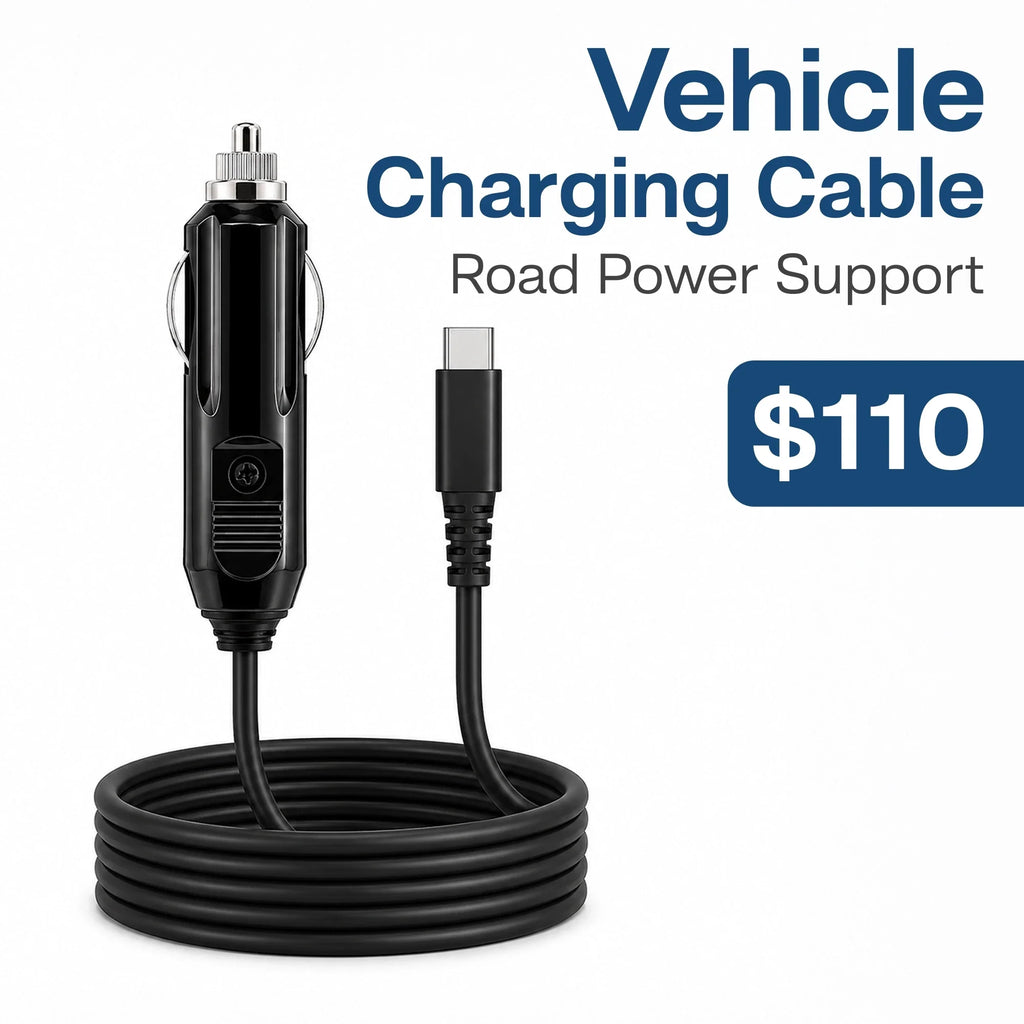 Car Charging Cable For 1-7L/Min Portable Oxygen Concentrator | 16.8V Vehicle Power Support