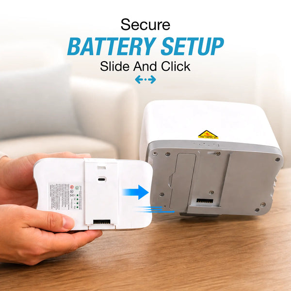 Rechargeable Battery For 1-7L/Min Portable Oxygen Concentrator | Swappable Power For Daily Use