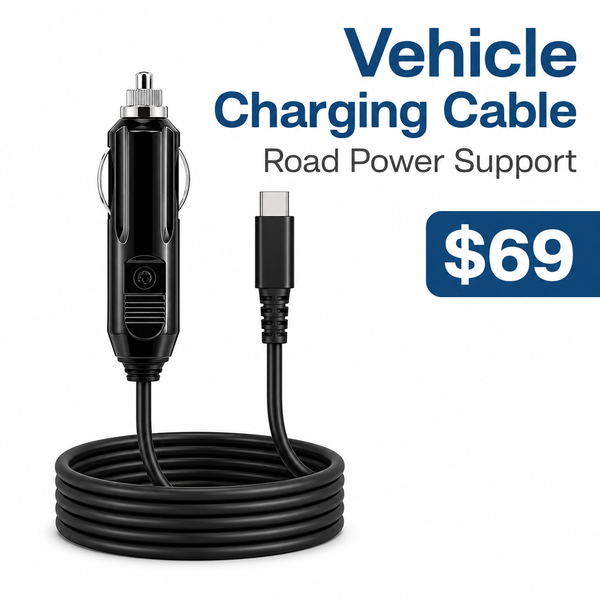 Car Charging Cable For 1-7L/Min Portable Oxygen Concentrator | 16.8V Vehicle Power Support