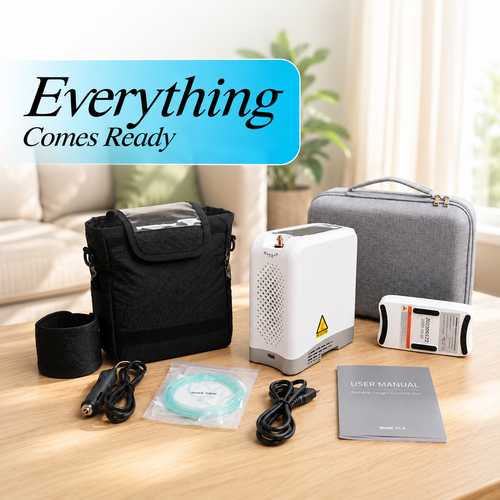 1–7L/Min Smart Portable Oxygen Concentrator | 10 Hours Battery | Adjustable Flow