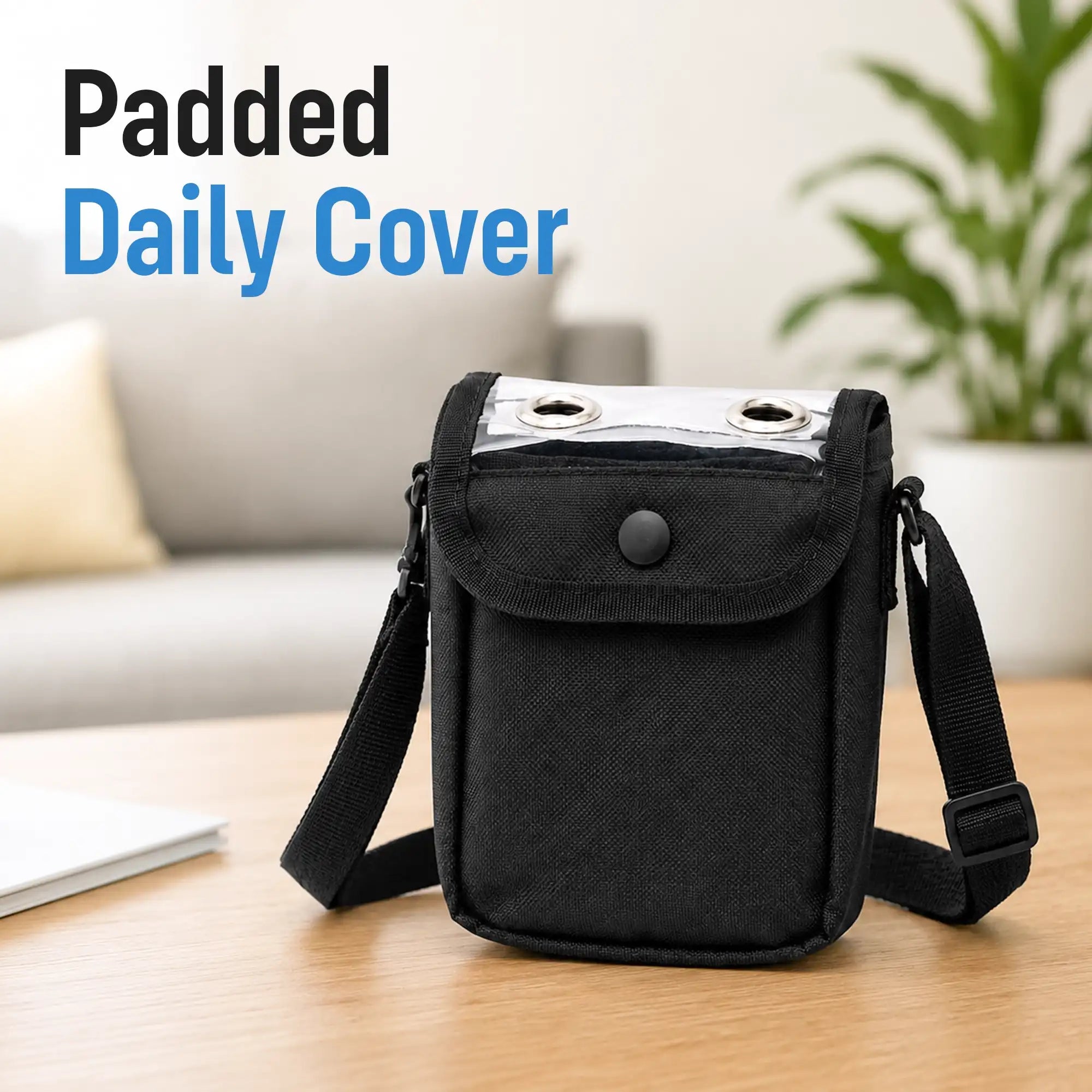 Protective Carry Bag For 1-3L/Min Portable Oxygen Concentrator | Adjustable Shoulder Support